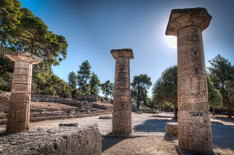 Руины Древней Олимпии