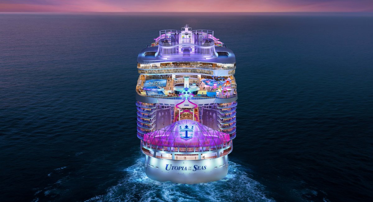 A cruise ship Utopia of the Seas
